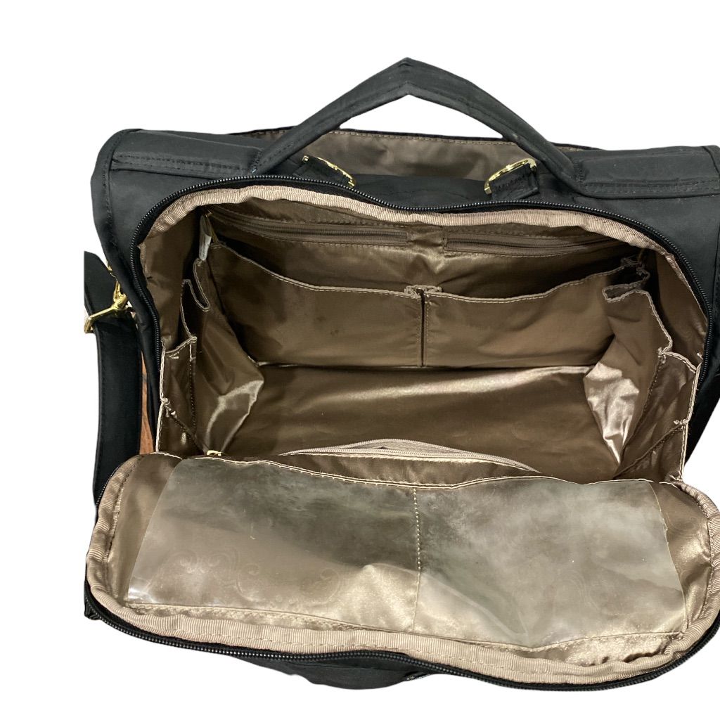 JuJuBe Black & Gold The Monach Backpack Diaper Bag