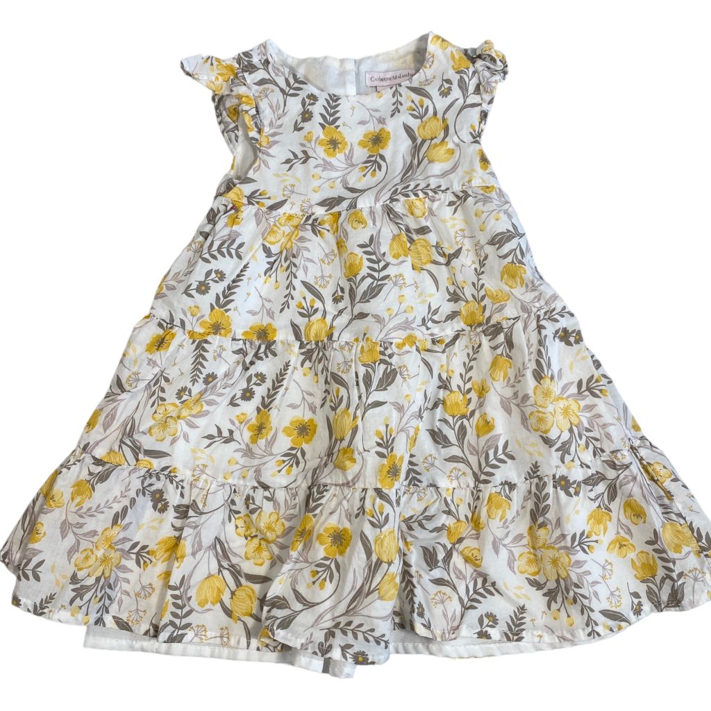 Catherine Malandrino Yellow Floral Dress (2T Girls)