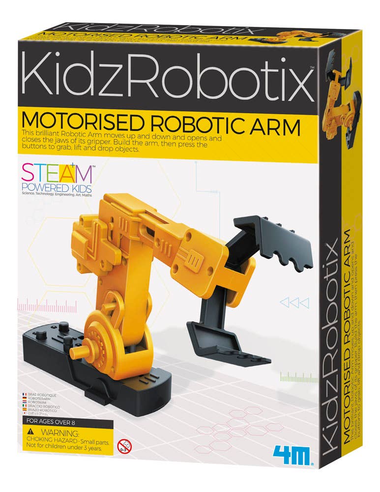 4M Motorized Robotic Claw Arm Kids Science Kit