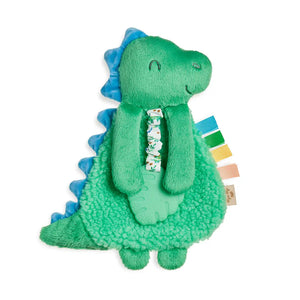 Itzy Ritzy James the Dino Itzy Friends Itzy Lovey™ Plush with Silicone Teether Toy (Ages 0M+)