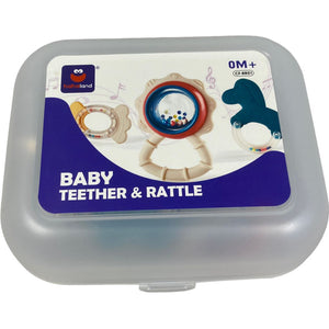 Hahaland  Baby Teether & Rattle Set NWT