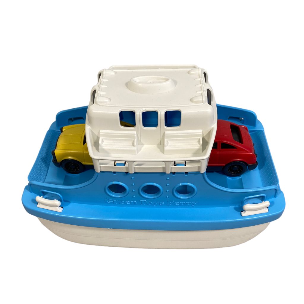 Green Toys Blue Ferry Boat with Cars