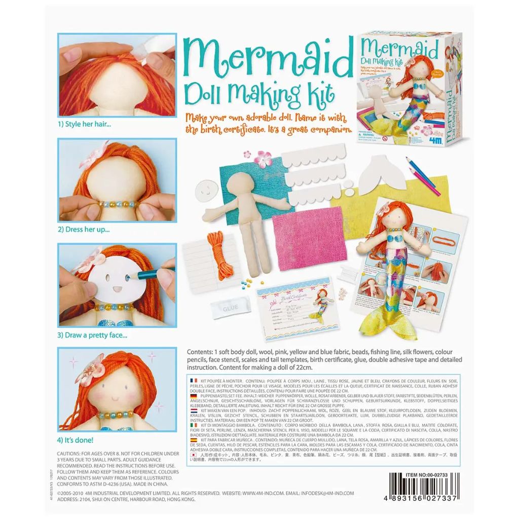 ToySmith  Mermaid Doll Making Kit