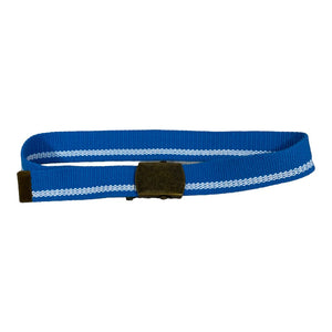 Blue Stripe Canvas Belt (5/7 Boys)