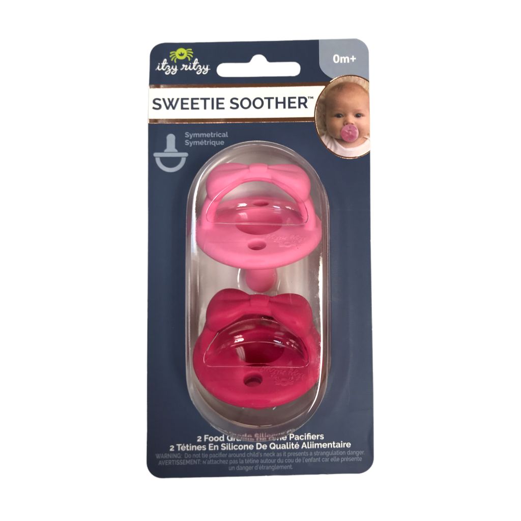 Itzy Ritzy Cotton Candy & Watermelon Sweetie Soother Pacifier 2 Pack