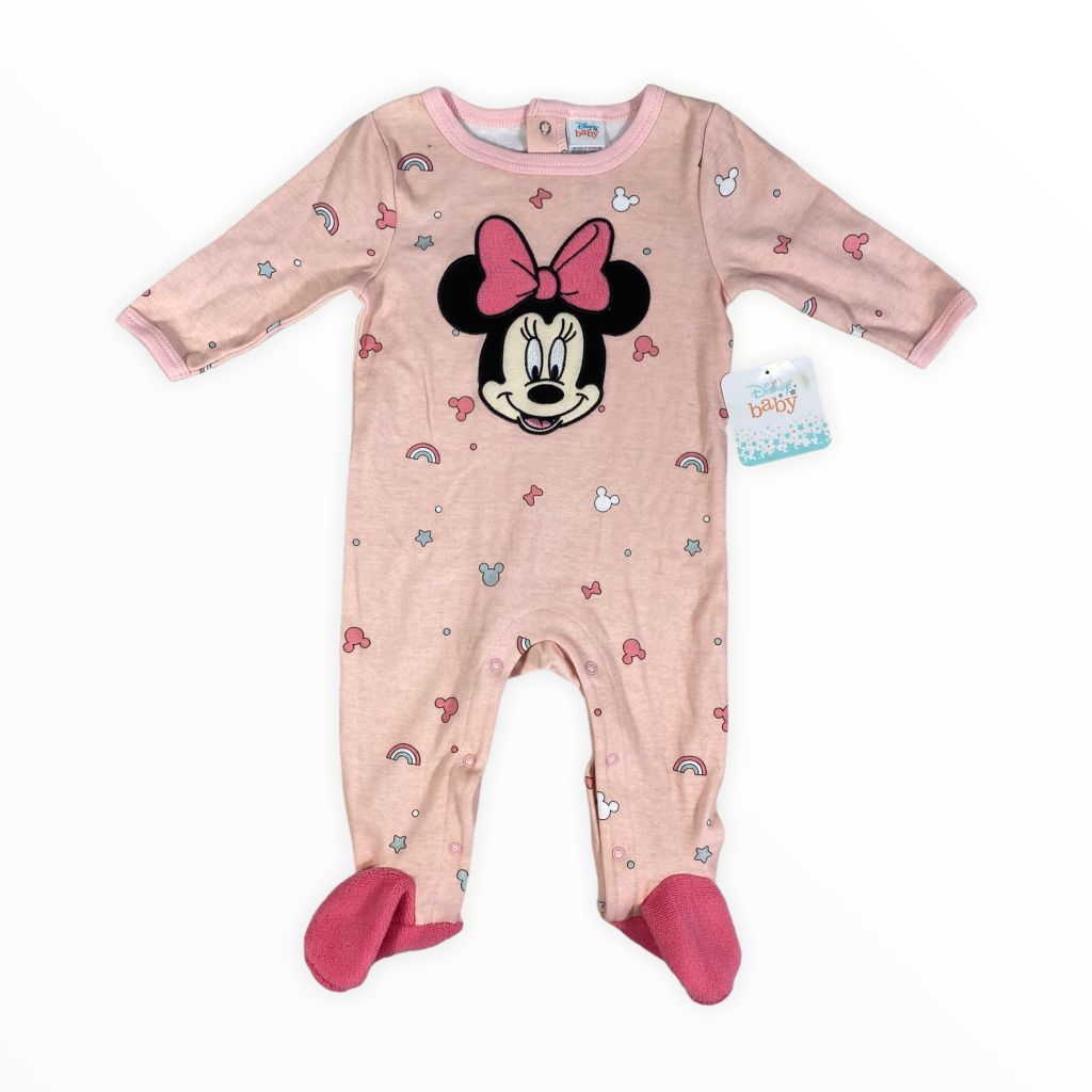 Disney Pink Minnie Mouse Sleeper NWT (6/9M Girls)