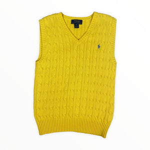 Ralph Lauren Yellow Sweater Vest (10/12 Boys)