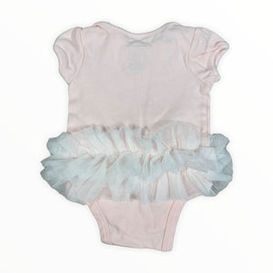 First Impressions Pink Tutu Onesie with Bow (3/6M Girls)