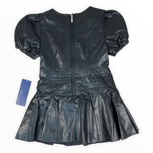 Habitual Black Faux Leather Dress NWT (3T Girls)