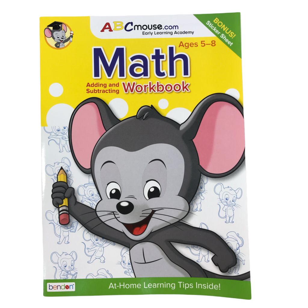 ABC Mouse  Math Workbook Ages 5-8