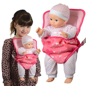 New York Doll Company Pink Baby Doll Carrier