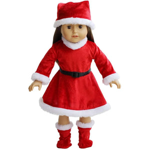 New York Doll Company  Santa Dress Doll Clothing for 18" Dolls