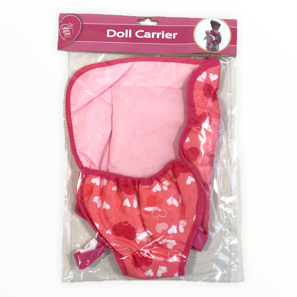 New York Doll Company Pink Baby Doll Carrier