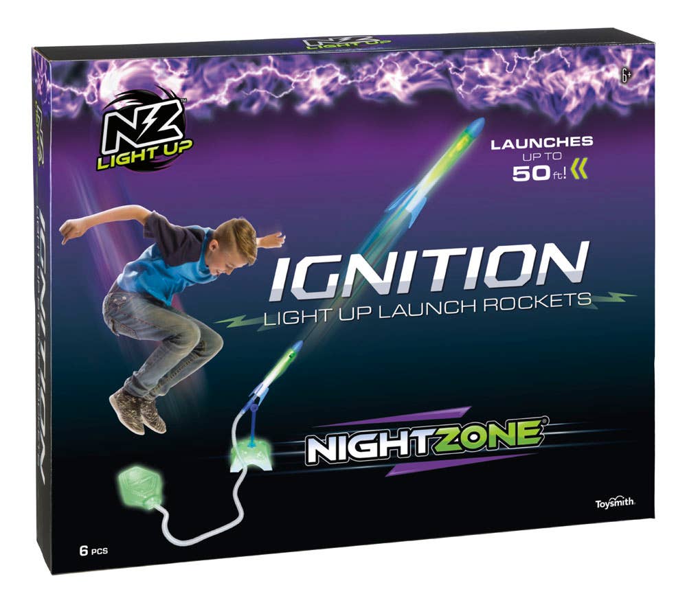 Nightzone Ignition Glow-In-The-Dark Rocket