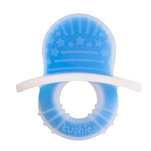 Kushies Blue Silisoothe Silicone Teether 3 M +