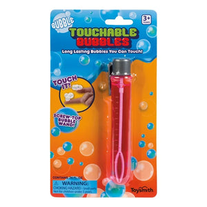 Toysmith Pink Touchable Bubbles