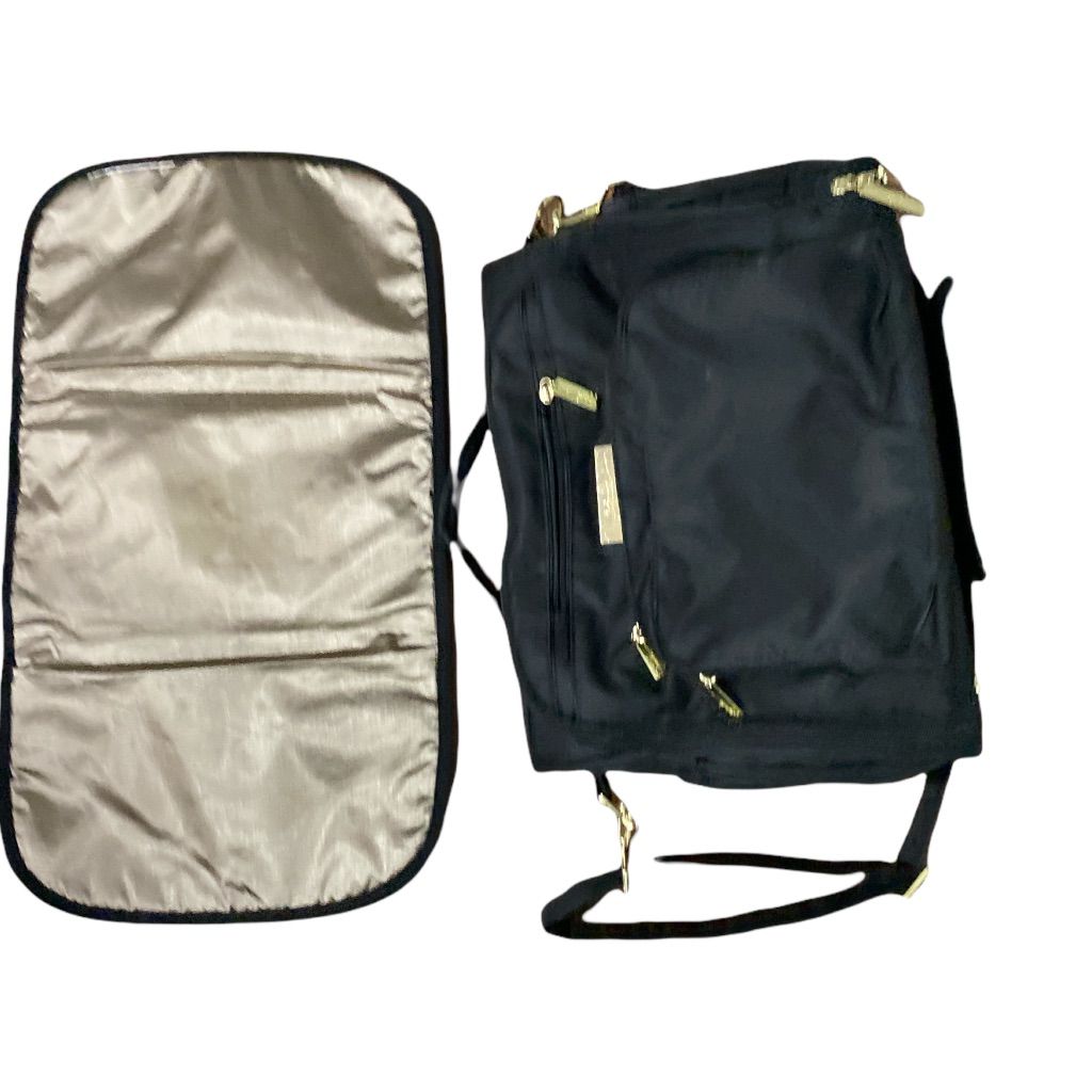 JuJuBe Black & Gold The Monach Backpack Diaper Bag